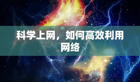 科学上网,如何高效利用网络 科学上网,如何高效利用网络